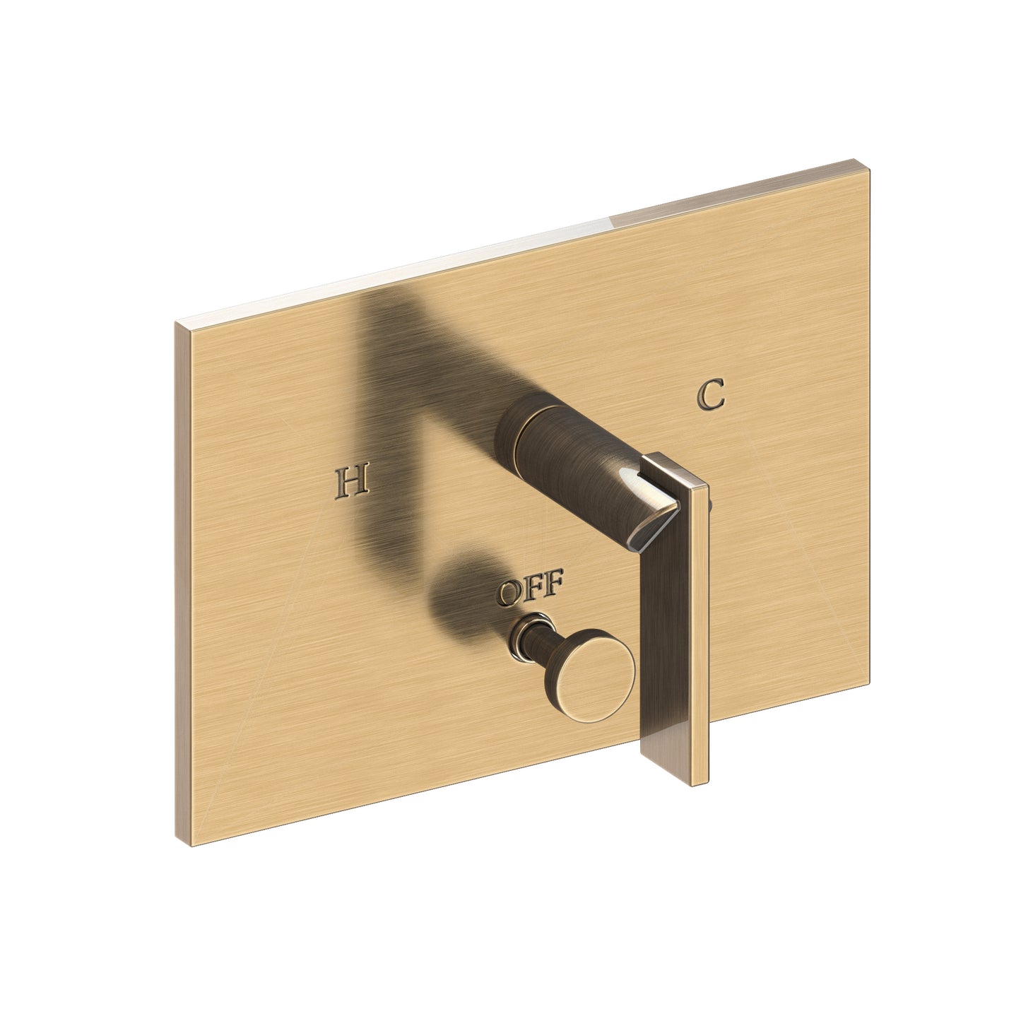 Newport Brass 5-2542BP Metro Balanced Pressure Tub & Shower Diverter Plate with Handle. Less Showerhead, arm and flange.