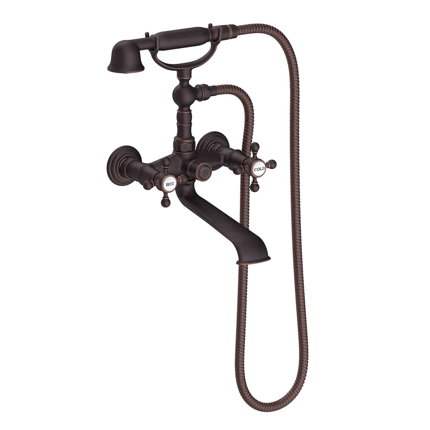 Newport Brass 934 Chesterfield Exposed Tub & Hand Shower Set - Wall Mount