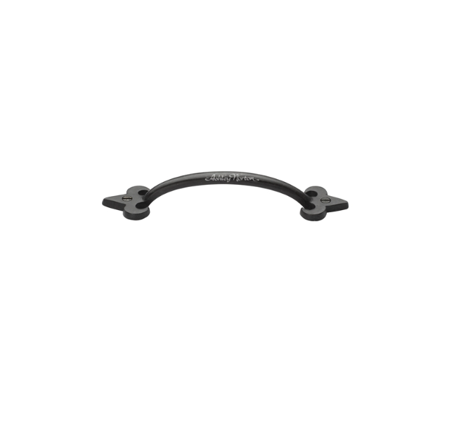 Ashley Norton NB.1092 4 4" Fleur-de-lis Pull - Natural Bronze