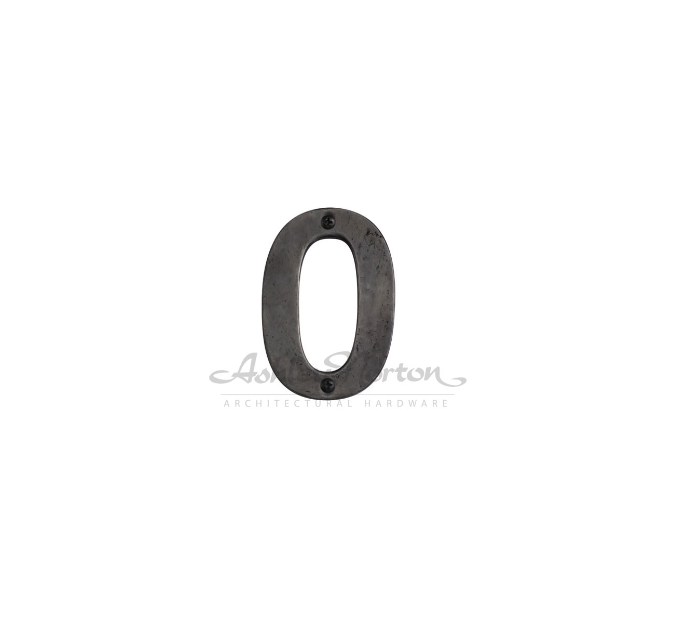 Ashley Norton NB.166 0 6" Numeral - 0 - Natural Bronze