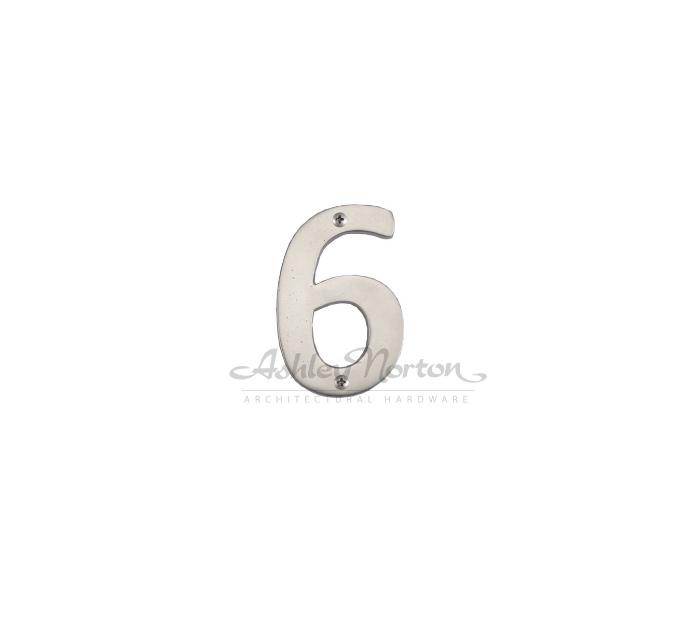 Ashley Norton NB.166 6 6" Numeral - 6 or 9 - Natural Bronze