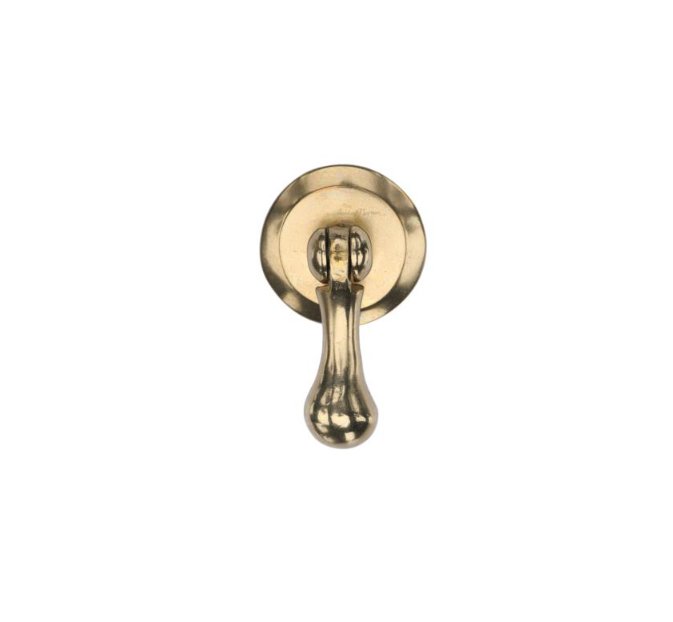 Ashley Norton NB.6264 Drop Pull on Round Plate - Natural Bronze