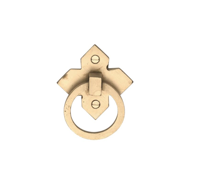 Ashley Norton NB.6369 Drop Pull on Diamond Plate - Natural Bronze