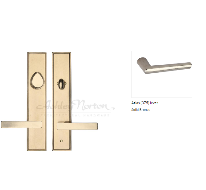 Ashley Norton NB.SQLES.375.50.R-234 Atlas Entry - Natural Bronze