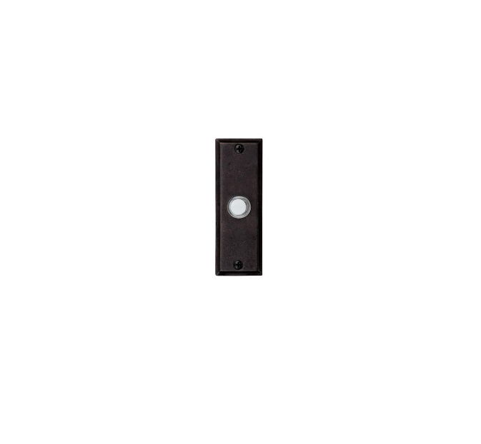 Ashley Norton NB.SQNE1180 SQNE Bell Push (1.5" X 4.5") - Natural Bronze