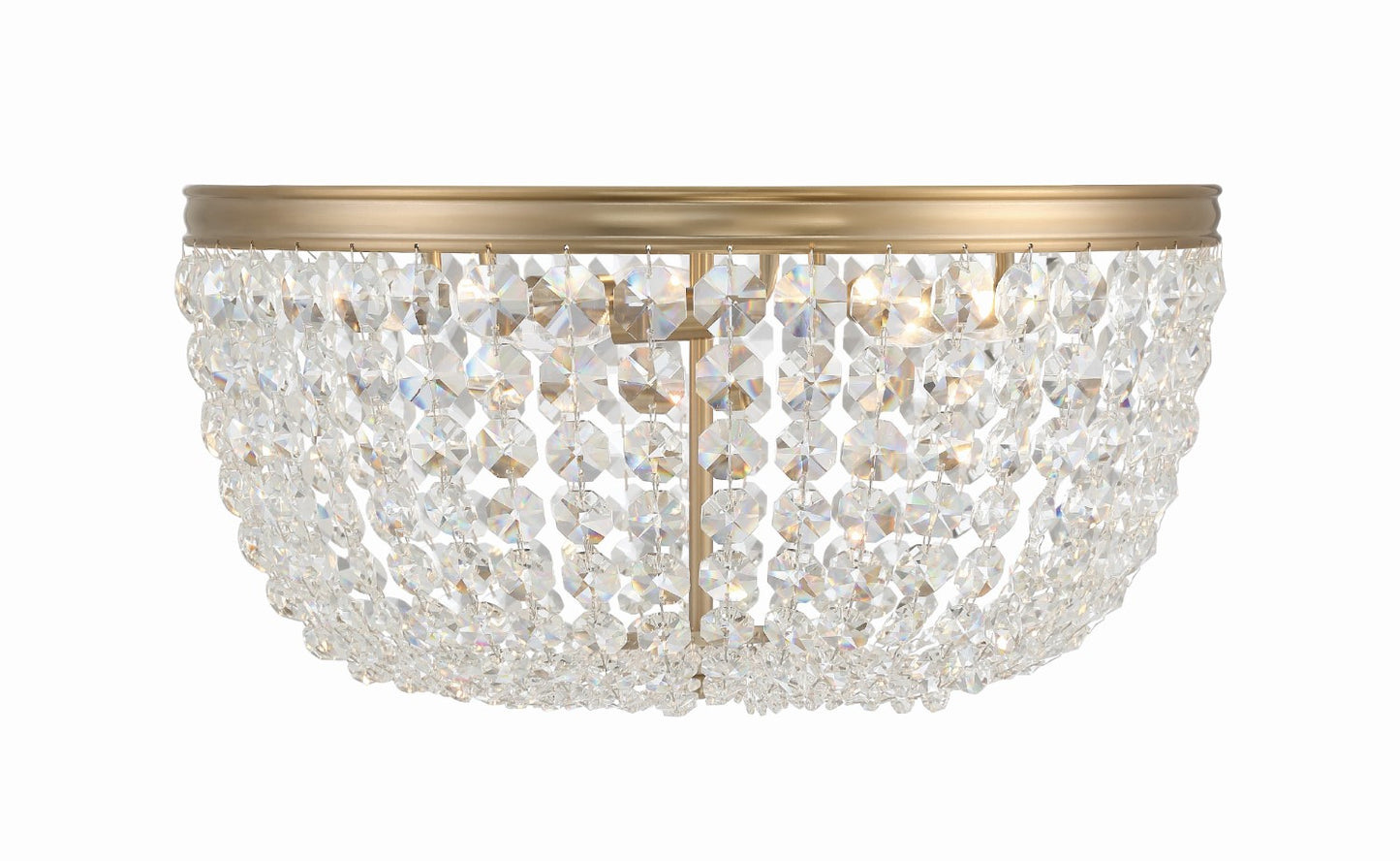 Crystorama NOL-320-CL-MWP Nola 5 Light Ceiling Mount
