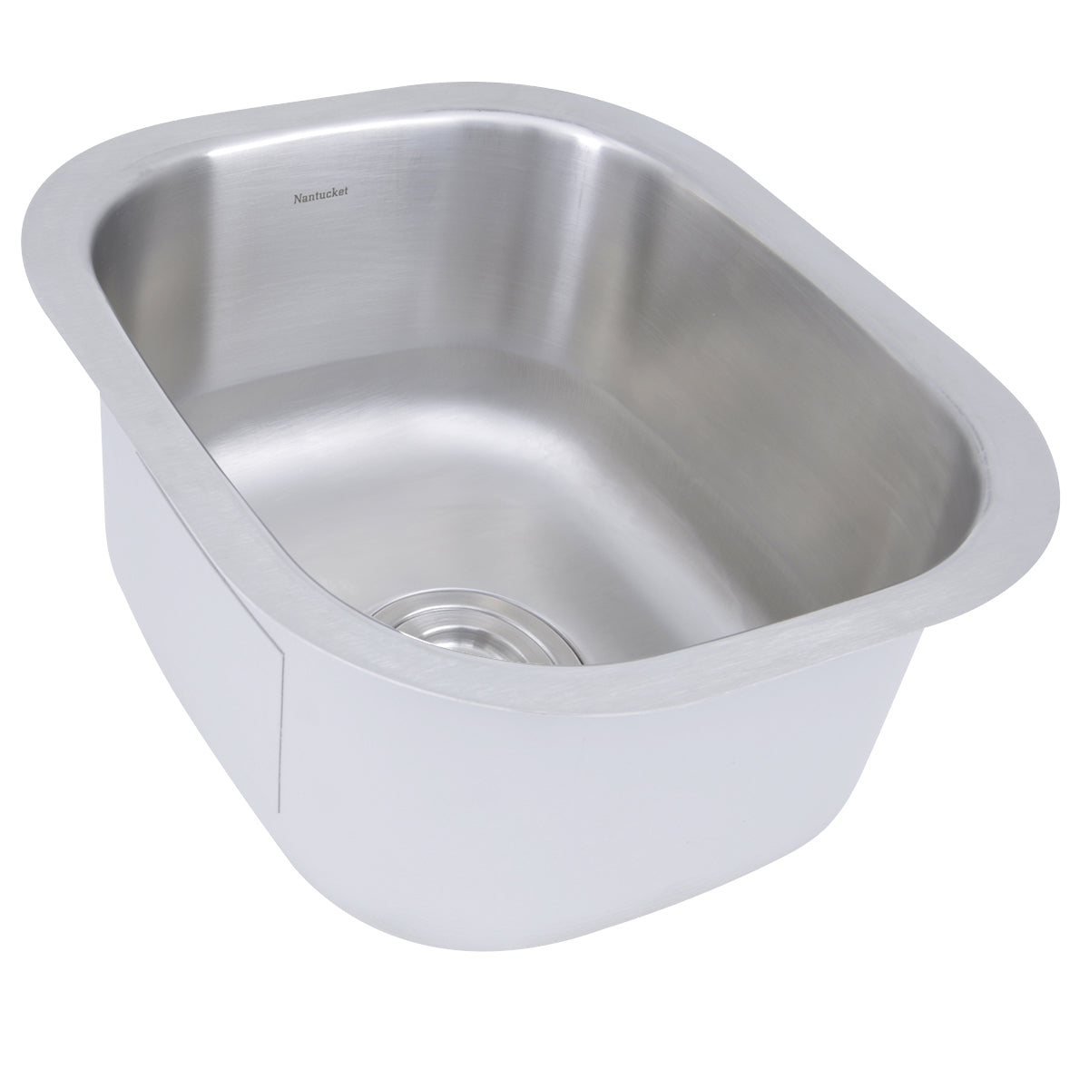 Nantucket Sinks NS1512 Rectangle Undermount Bar/Prep Sink, 18 Gauge