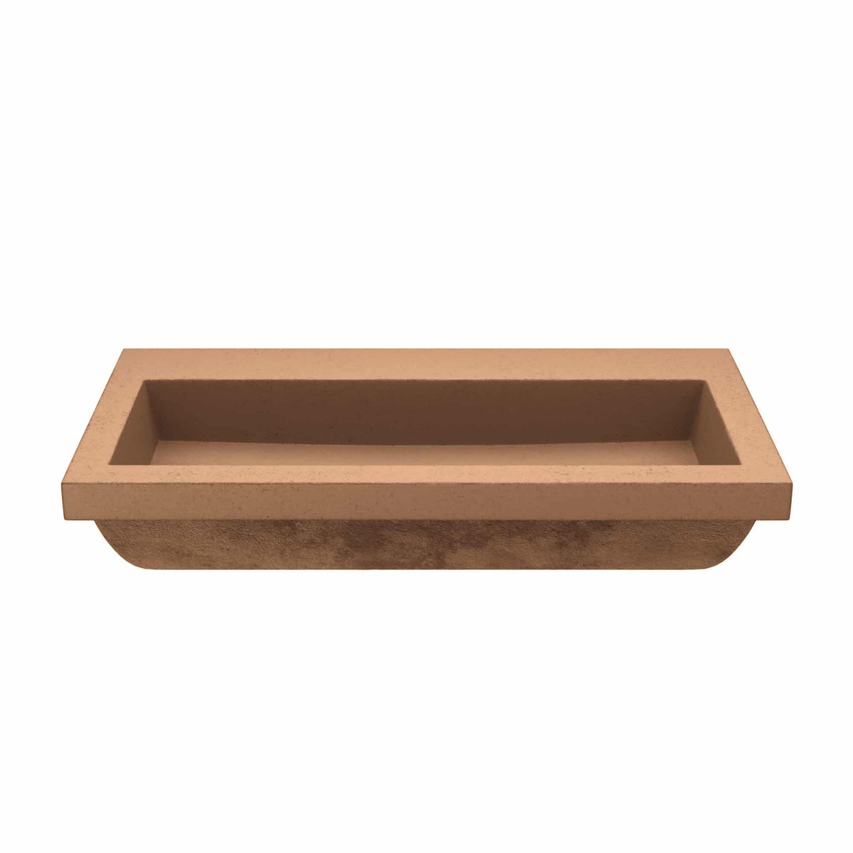 Native Trails NSL3619-X Trough 3619 Bathroom Sink -No Faucet Holes