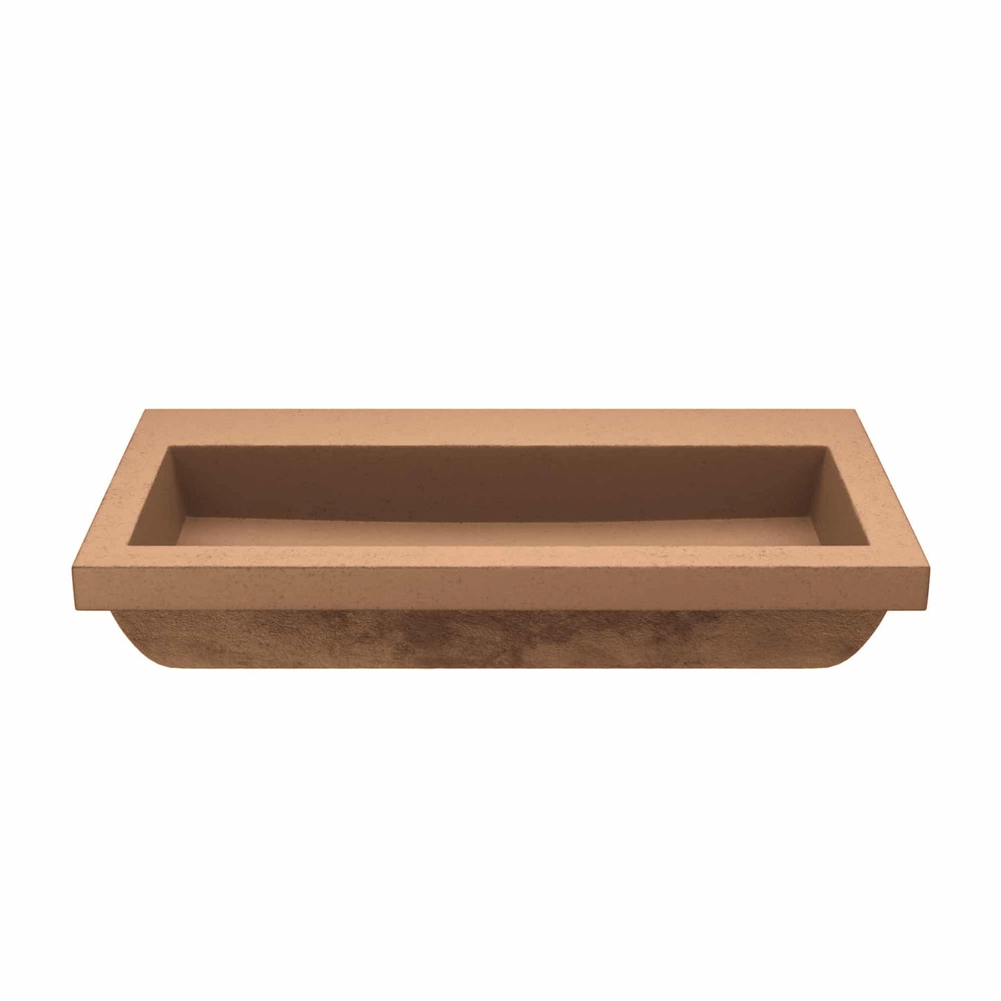 Native Trails NSL3619-X Trough 3619 Bathroom Sink -No Faucet Holes