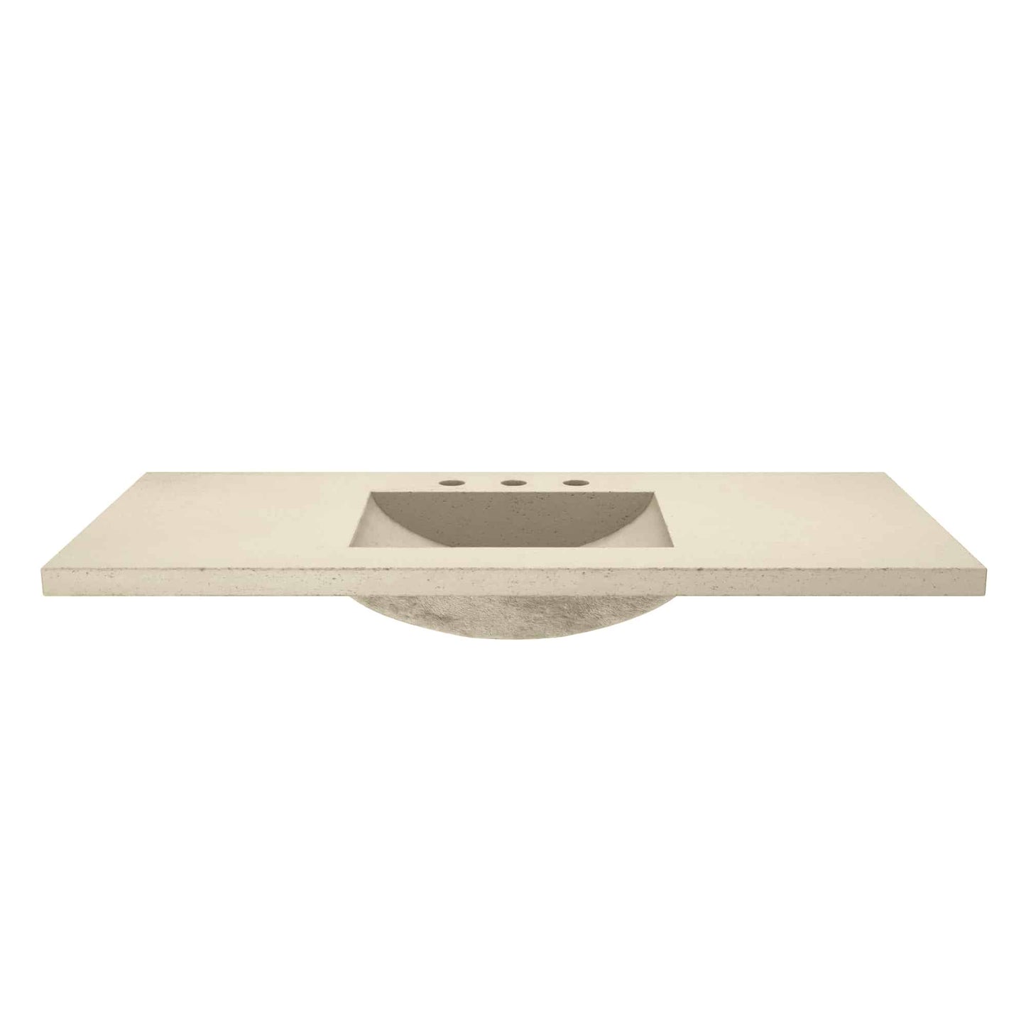 Native Trails Palomar Vanity Top with Integral Sink in Charcoal - 8" Widespread Cutout