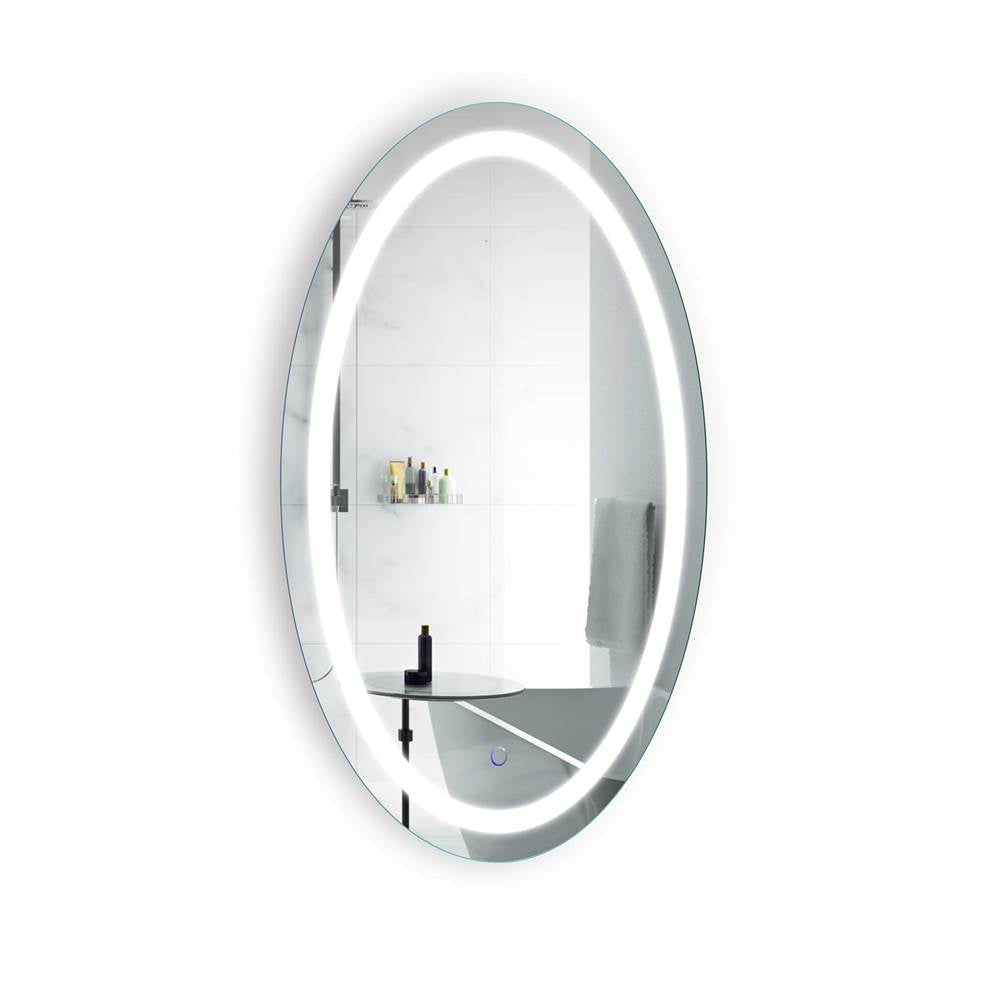 Krugg ICON2442O Icon 24 x 42 Oval Mirror