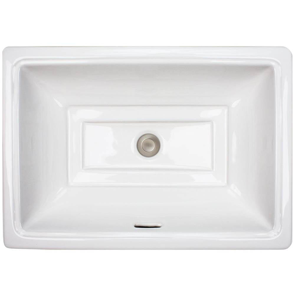 Linkasink P008 W Tiffany White Porcelain - White Glaze