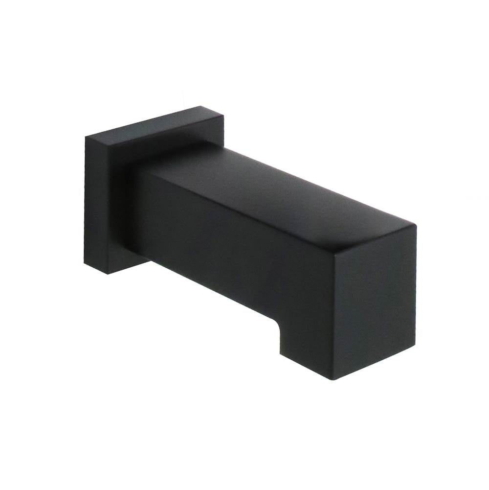Huntington Brass P09295 Square Style Tub Spout Without Diverter