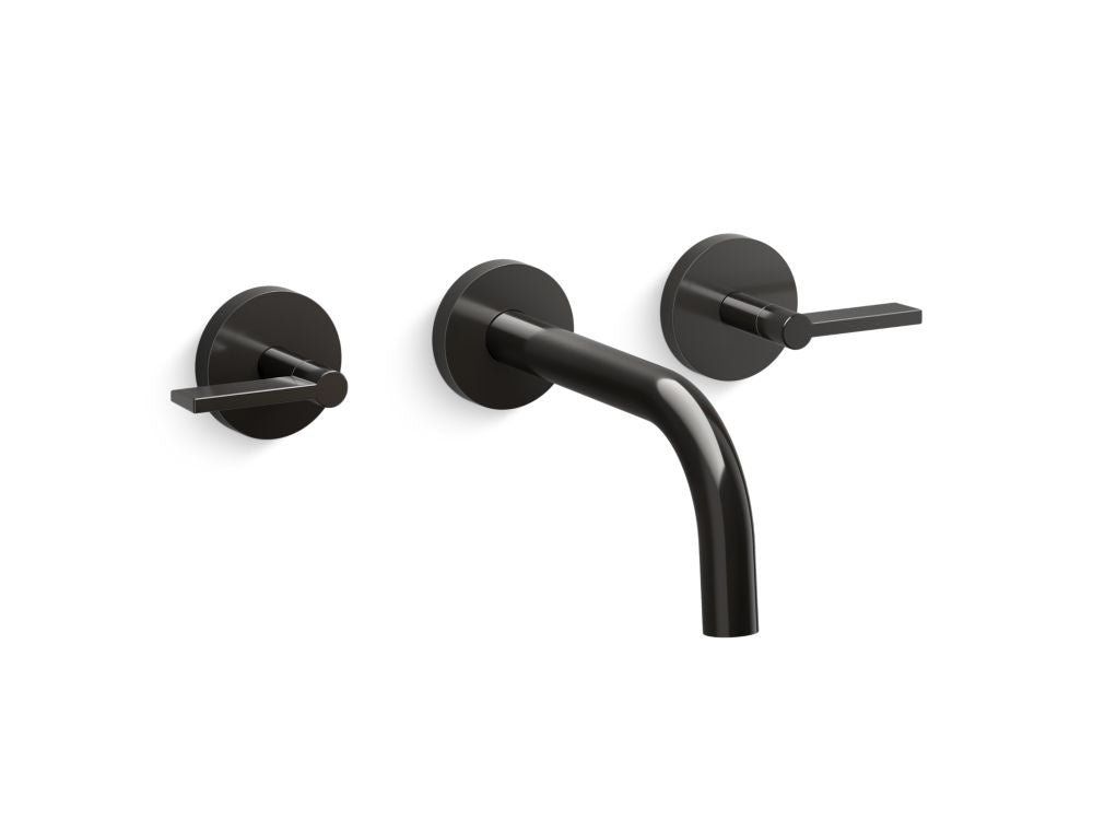 Kallista P21803-LV One Wall-Mount Lavatory Bathroom Sink Faucet, Lever Handles