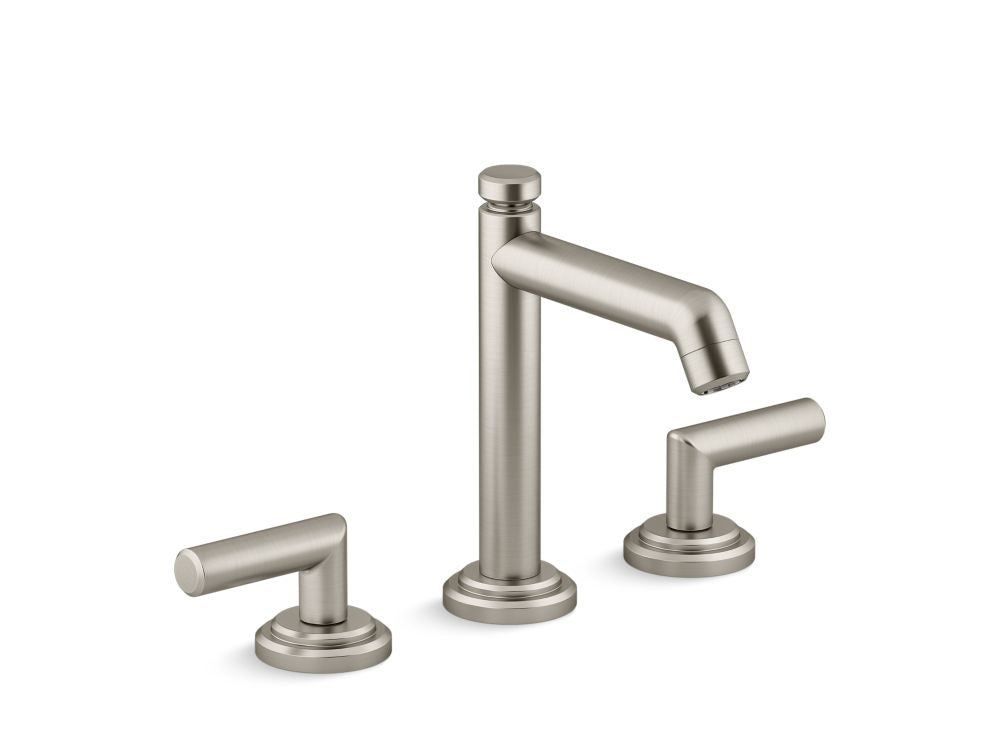 Kallista P24905-LV Pure Paletta Lavatory Bathroom Sink Faucet, Tall Spout, Lever Handles