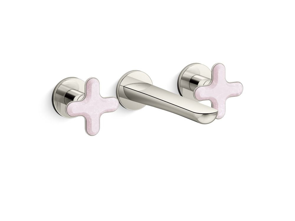 Kallista P32076-RST 002 Ws Wall Mount Sink Faucet Rose Quartz