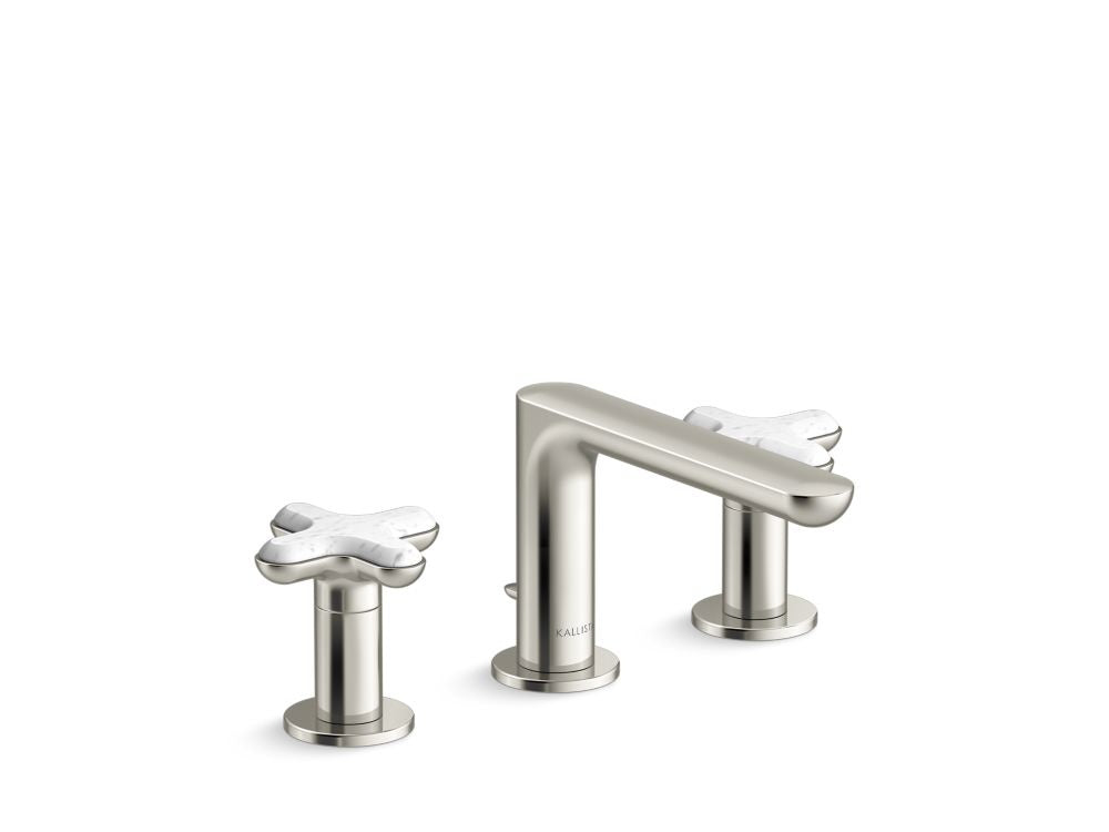 Kallista P32704-WC 002 Widespread Faucet White Carrera