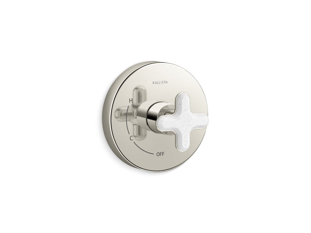 Kallista P32707-WC 002 Pressure Balance Trim White Carrera