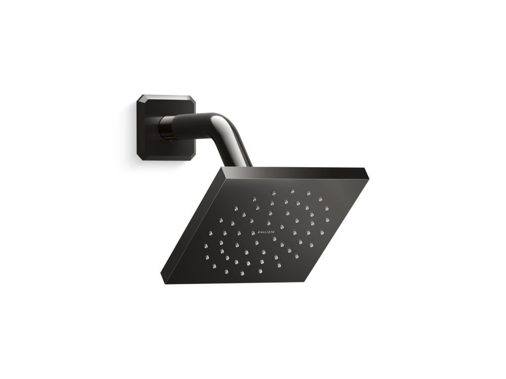 Kallista P32938-00 modern square wall mount showerhead