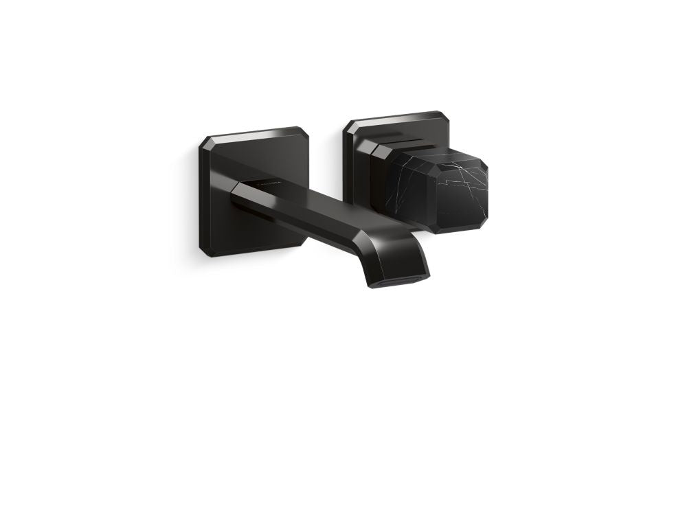 Kallista P33166-NM Bezel wm single control nero marquina stone