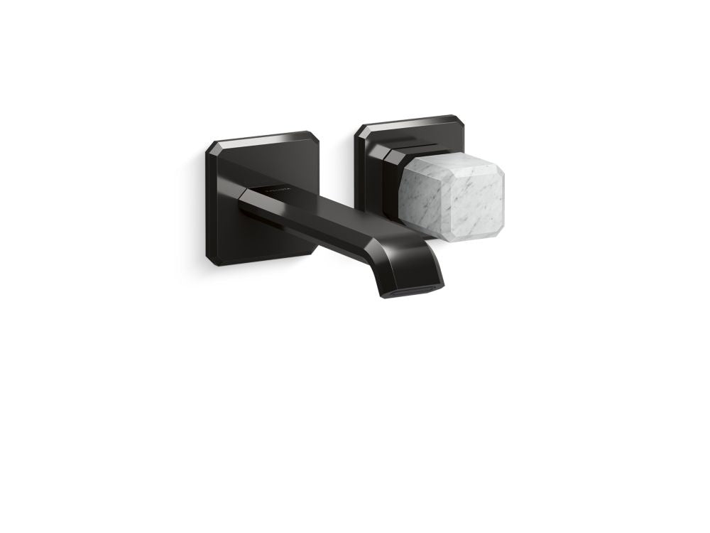 Kallista P33166-WC Bezel wm single control white carrara stone