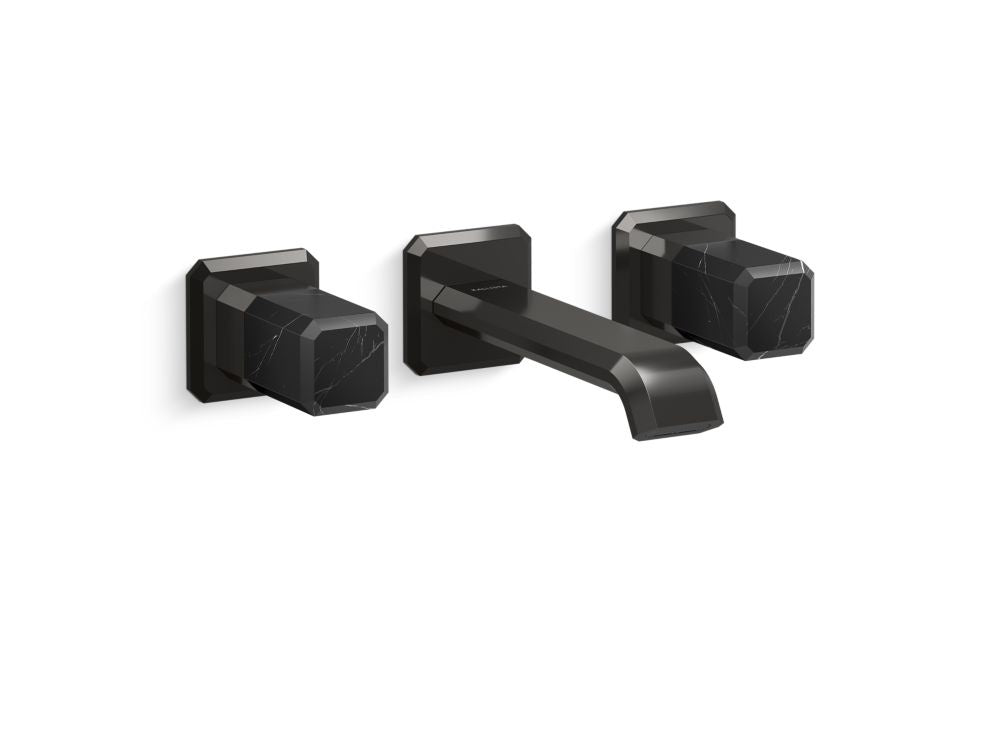 Kallista P33168-NM Bezel wall mount wide spread nm stone