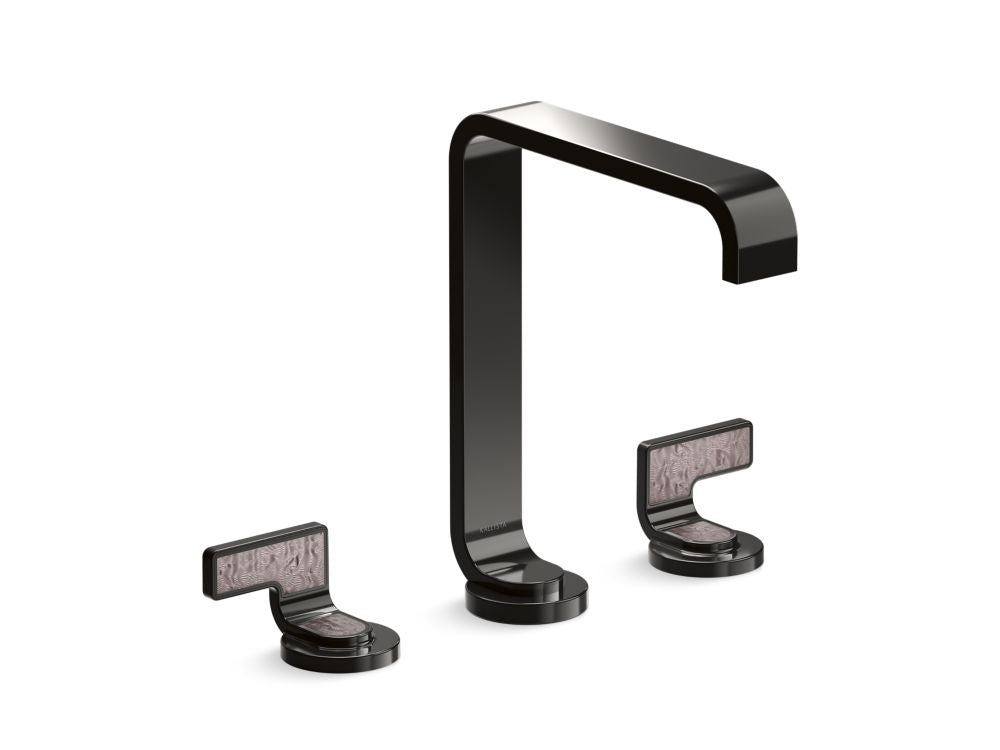 Kallista P34232-LDW Guise? widespread faucet tall spout light dusty wave lever handles - Parent