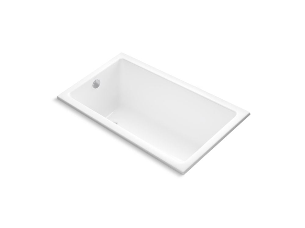 Kallista P50047-00-0 Perfect Small Rectangular Bathtub (Drop-In Or Under-Mount) in Stucco White