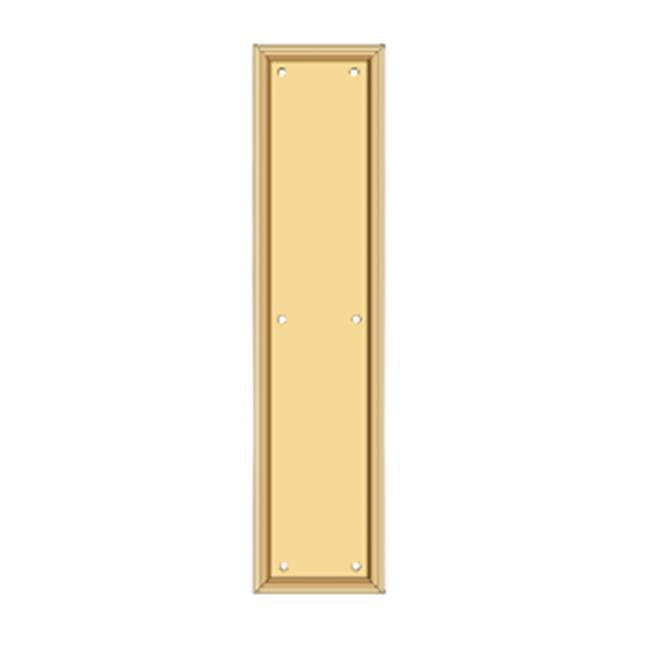 Deltana PP2280 Framed Push Plate, HD, 3 1/2 x 15 - Parent