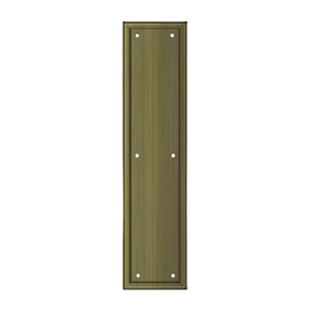 Deltana PP2280U Framed Push Plate, HD, 3 1/2 x 15