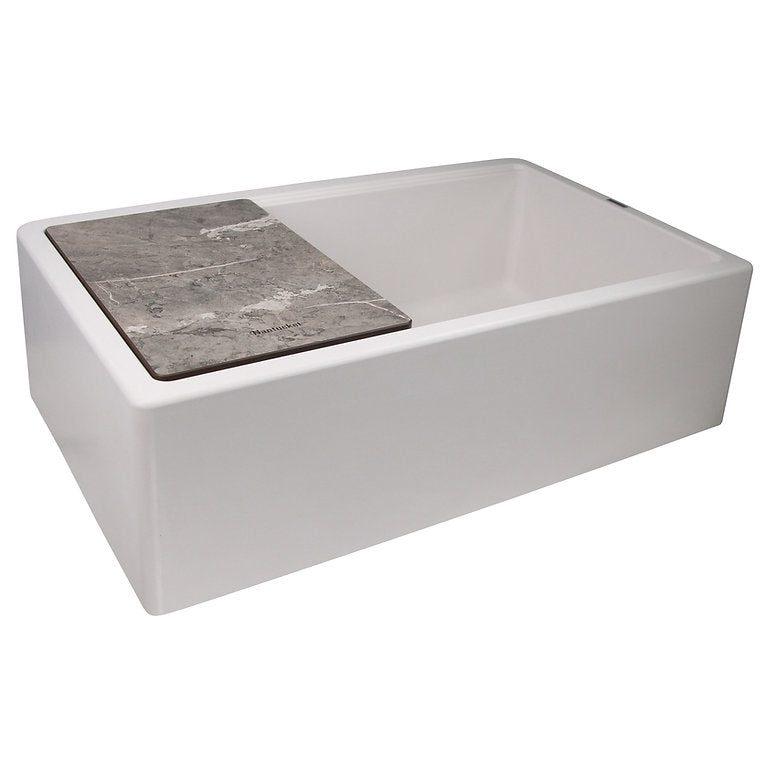 Nantucket Sinks PR-FH3320 33 inch prep station reversible granite composite sink