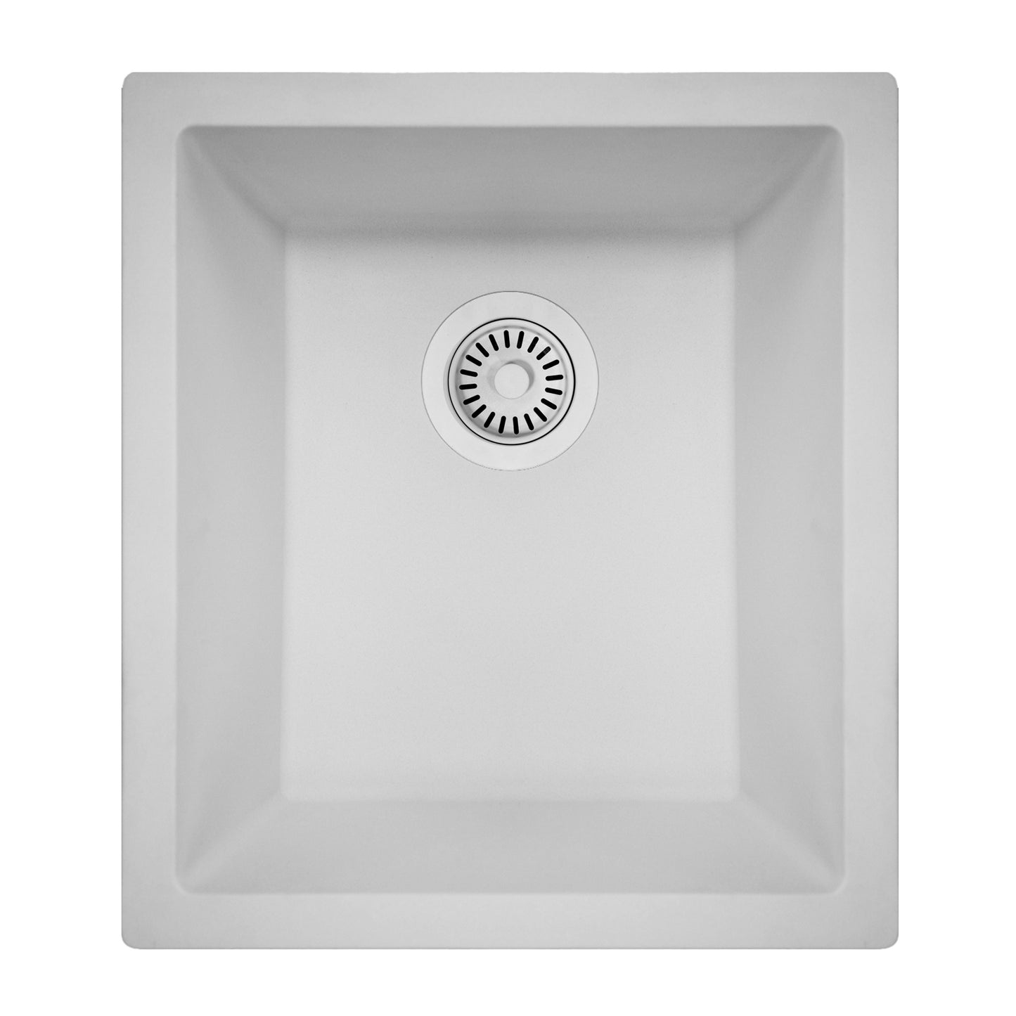 Nantucket Sinks PR1815 Single Bowl Dual-mount Bar-Prep Sink Black
