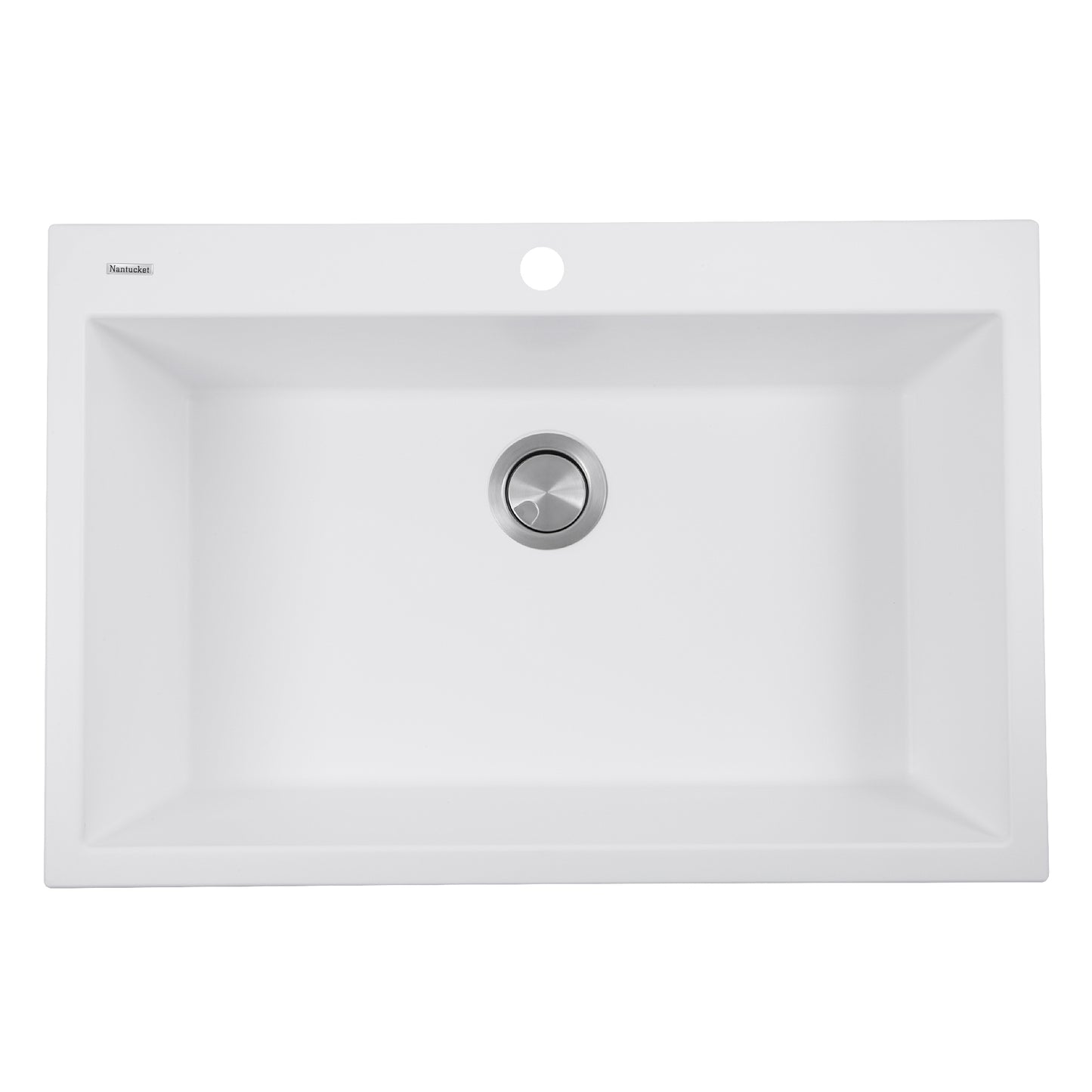 Nantucket Sinks PR3322-DM 33-inch Dual-mount Granite Composite Sink