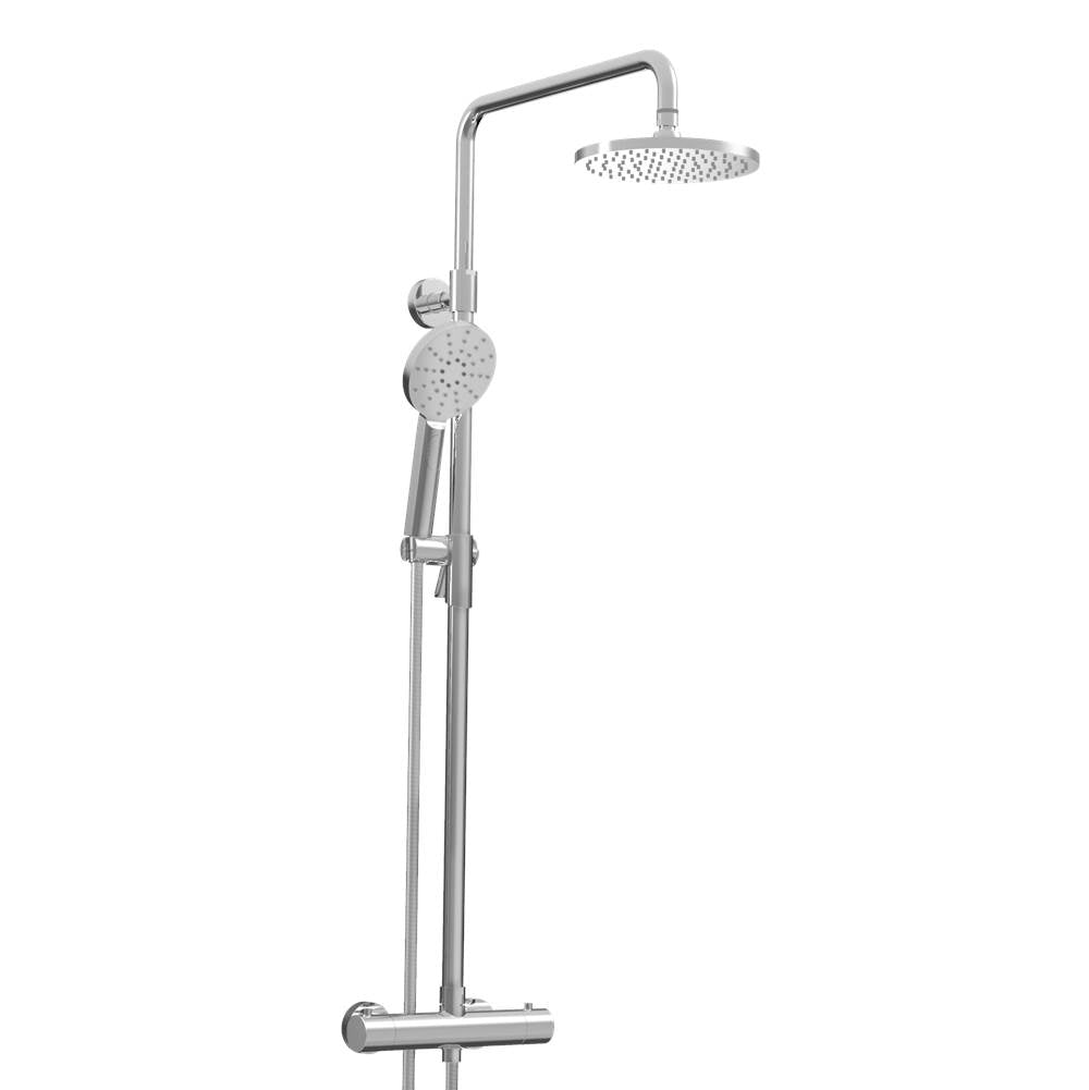 BARiL PRO-1100-53-NS Complete Thermostatic Shower Kit On Pillar (Shared Ports) - Parent