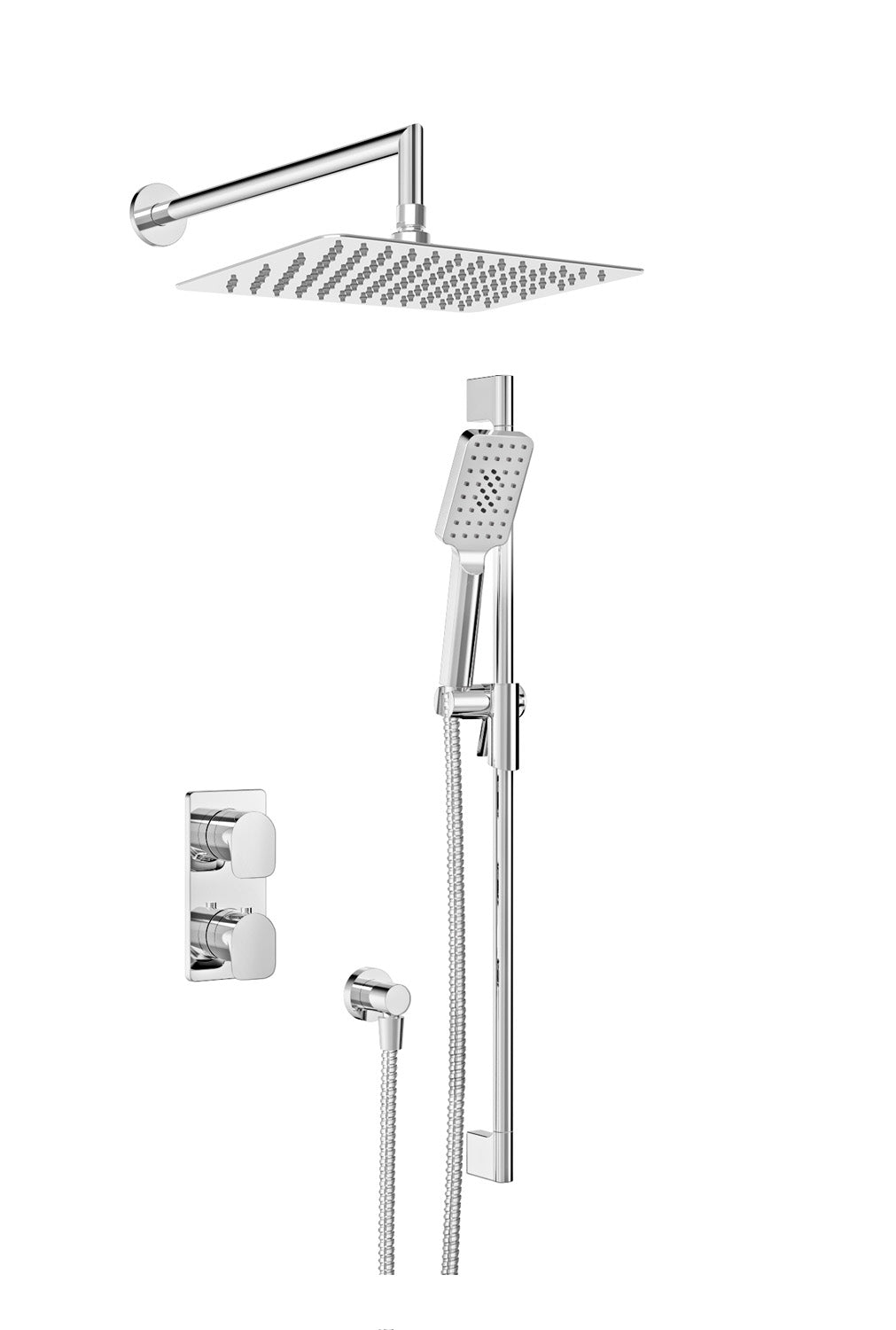 BARiL TRO-4215-04-CC-NS Trim Only For Thermostatic Pressure Balanced Shower Kit - Chrome