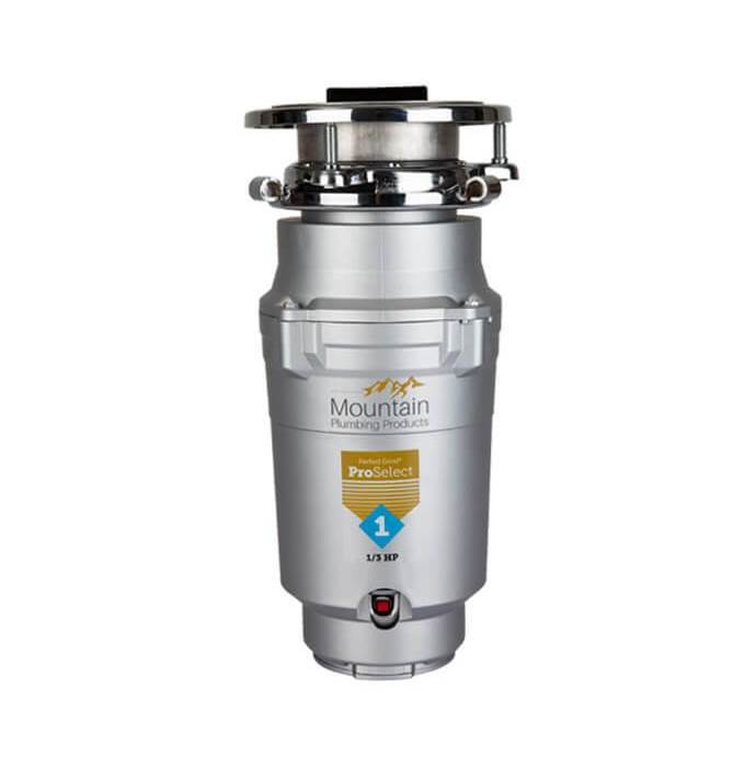 Mountain Plumbing PROSELECT1 1/3 HP Disposer, 3-Bolt Mount