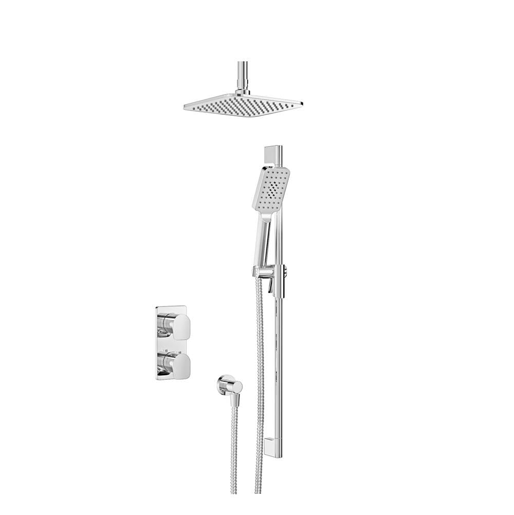 BARiL PRR-4205-04 Complete Thermostatic Pressure Balanced Shower Kit