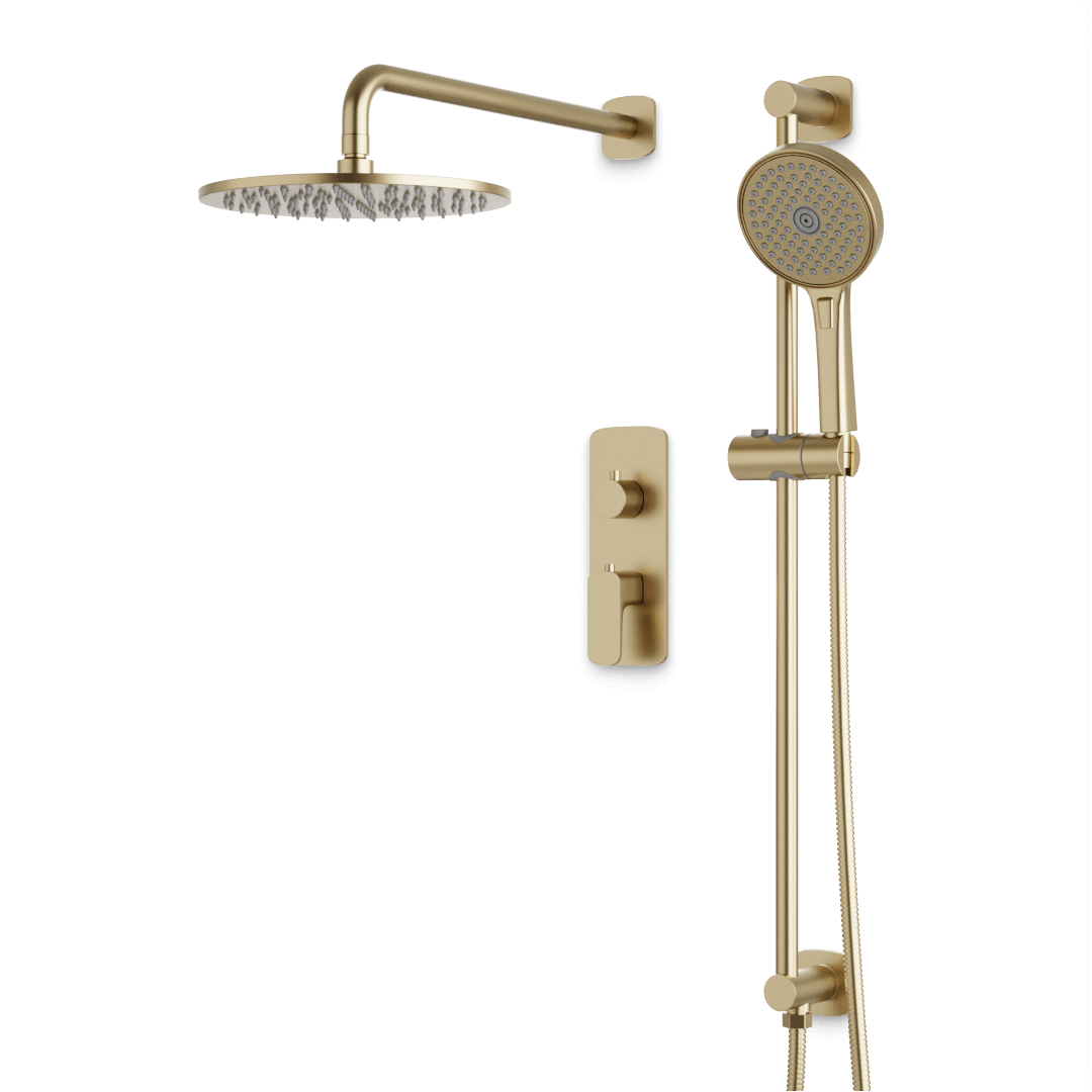Artos PS136TR Harmony Thermostatic Shower Trim Kit with Hand Shower on Slide Bar