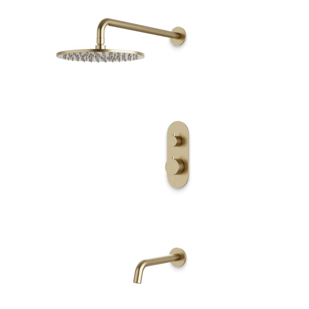 Artos PS144N Opera Thermostatic Shower Trim Kit with Tub Filler