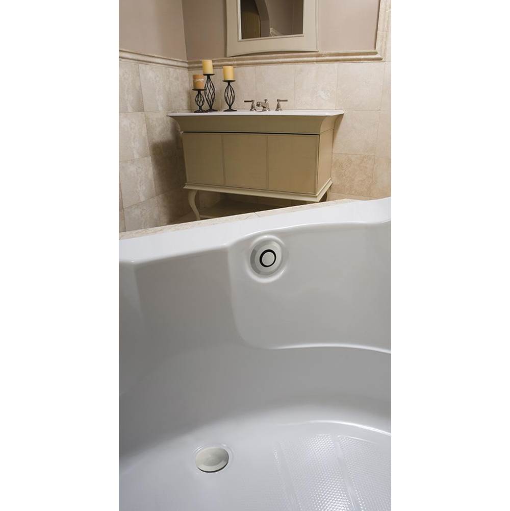 Geberit 151.603.ID.1 Bathtub Drain With Push Actuation Pushcontrol, 17-24 Pp, With Ready-To-Fit-Set Trim Kit