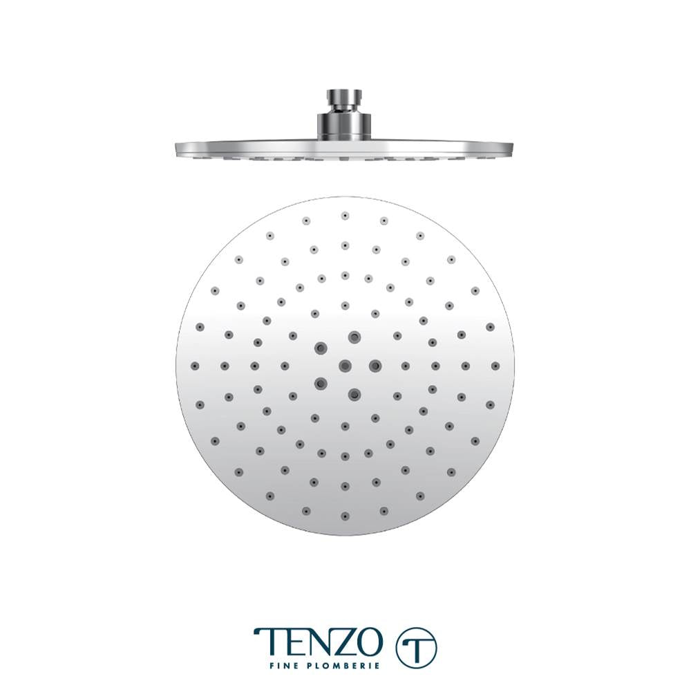 Tenzo PVTS-09-R2-CR Air Boost Shower Head Round 23CM PVC 2MM Chrome
