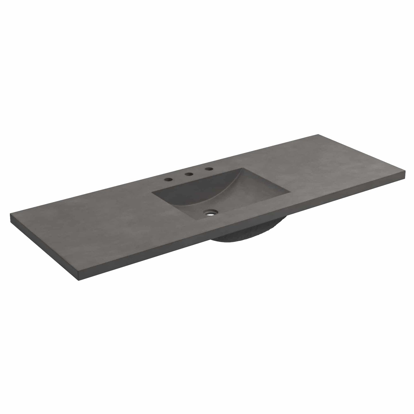 Native Trails NativeStone NSVNT60 60" Palomar Vanity Top with Integral Sink - 8" Widespread Cutout