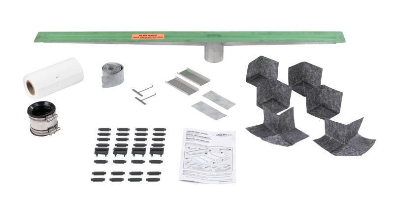 Quickdrain PLD57-N Proline Ss Shower Drain 57-59In Offset