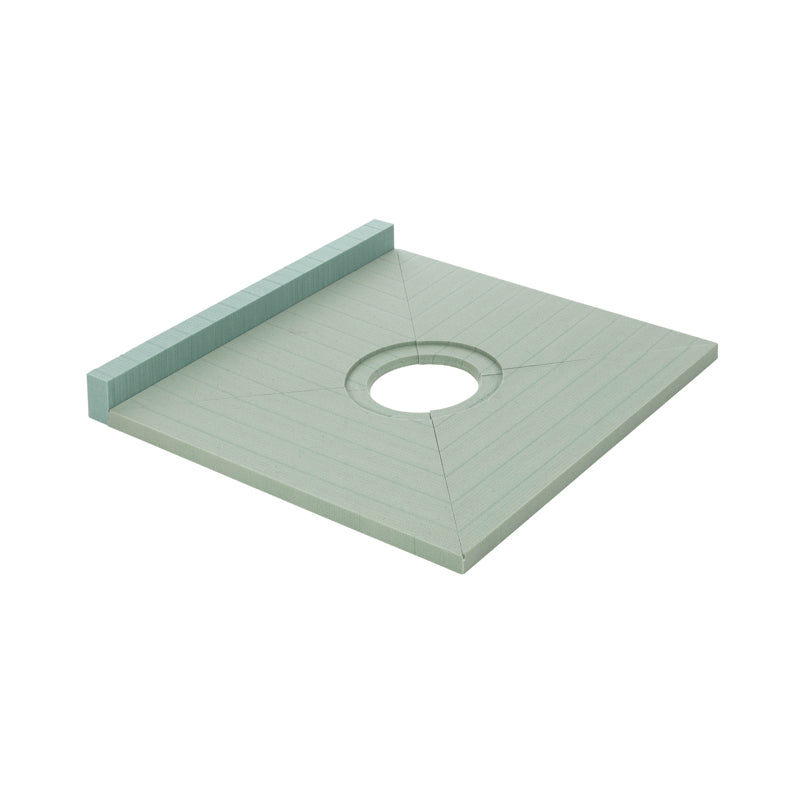 Quickdrain SD3636F Square Drain Shower Pan 36X36 In Small Flange