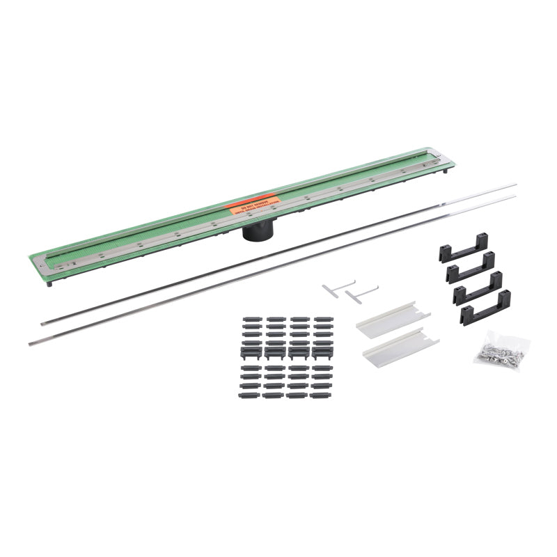 Quickdrain SL4048 40-48 In Pvc Linear Drain 2In Outlet