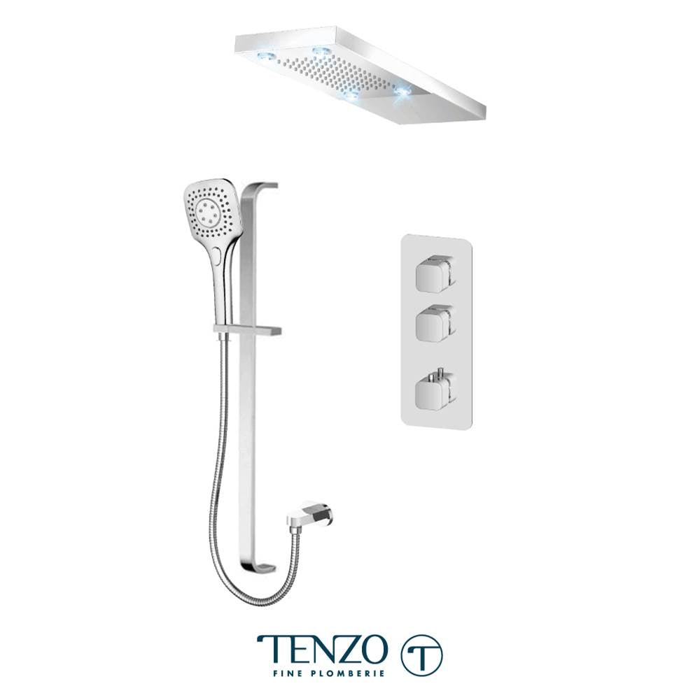 Tenzo QUT42-21230-CR Quantum Extenza Kit 2 Functions Thermo Chrome Finish