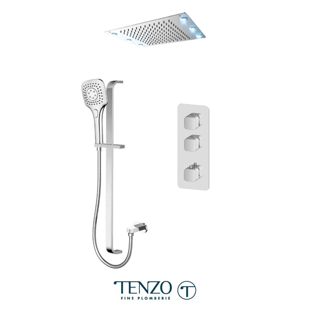 Tenzo QUT42-21243-CR Quantum Extenza Kit 2 Functions Thermo Chrome Finish