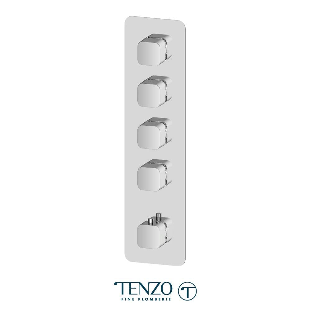 Tenzo QUT44-CR Extenza Valve Quantum Thermo. 4 Functions Chrome
