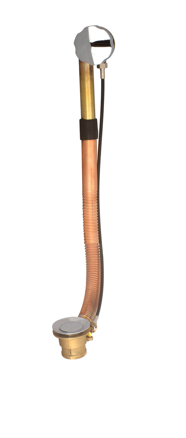 BARiL REN-2007-10 Turn Control Cable-Operated Brass Bath Waste And Overflow Drain - Parent