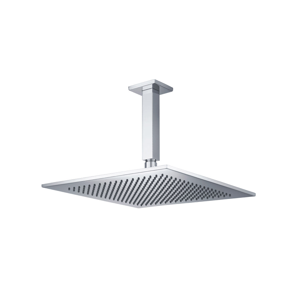 Flusso RHC.12S 12" Rain Head with 6" Ceiling Mount Arm
